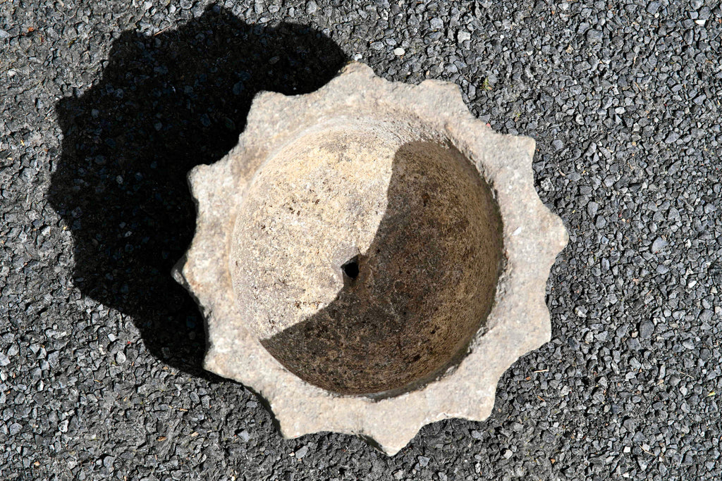 Holy Water Stoup — Limestone